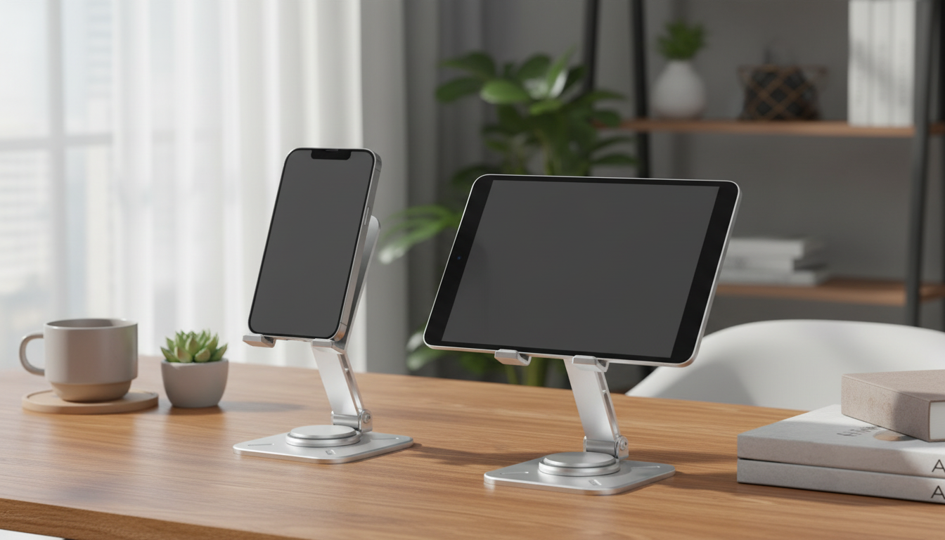 Adjustable Aluminum Stand for iPhone & iPad (Apple)