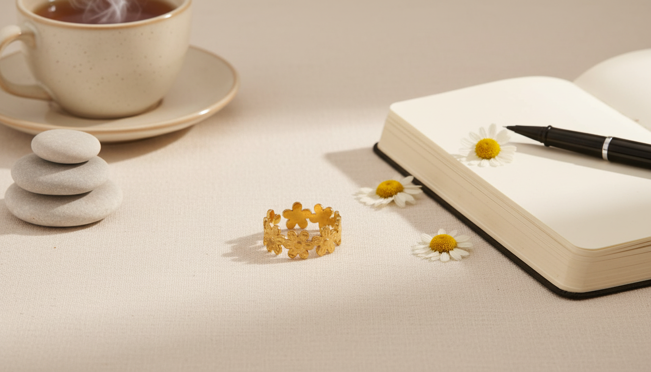Adjustable Open Flower Ring: Fit, Styling & Care Tips