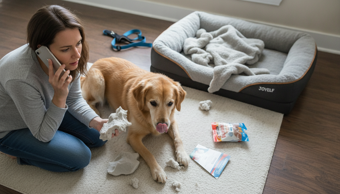 Dog Ate Memory Foam? What to Do Next (Vet Steps)