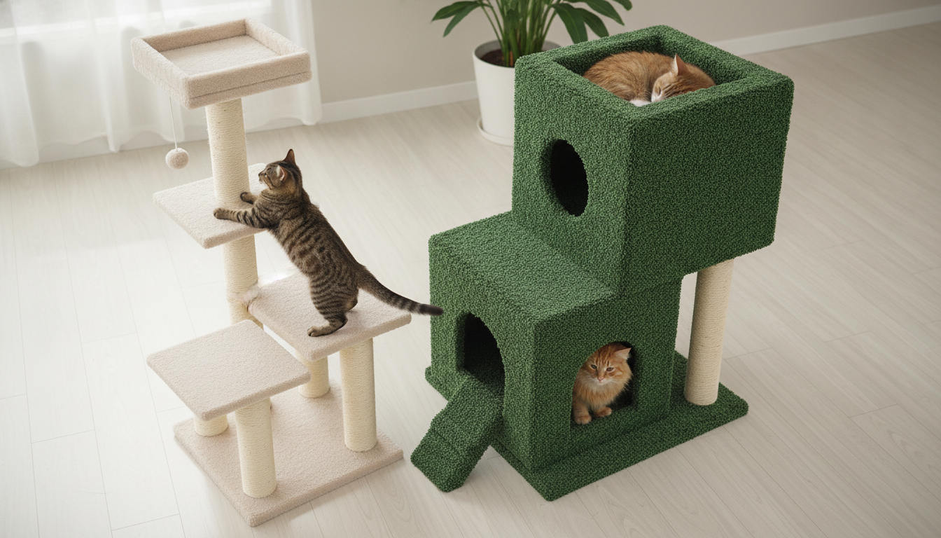 Cat Tower vs Cat Condo: Key Differences Explained