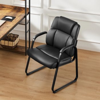 Comfy Low Gaming Chair: PU Leather & Thick Cushion
