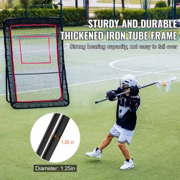 5×7 Lacrosse Rebounder: Adjustable Pitchback Training Guide